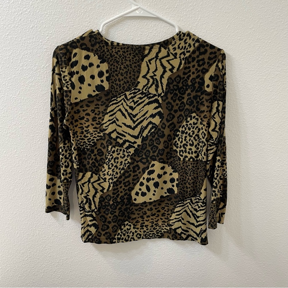 Rafaella blouse tiger print large - Picture 3 of 3